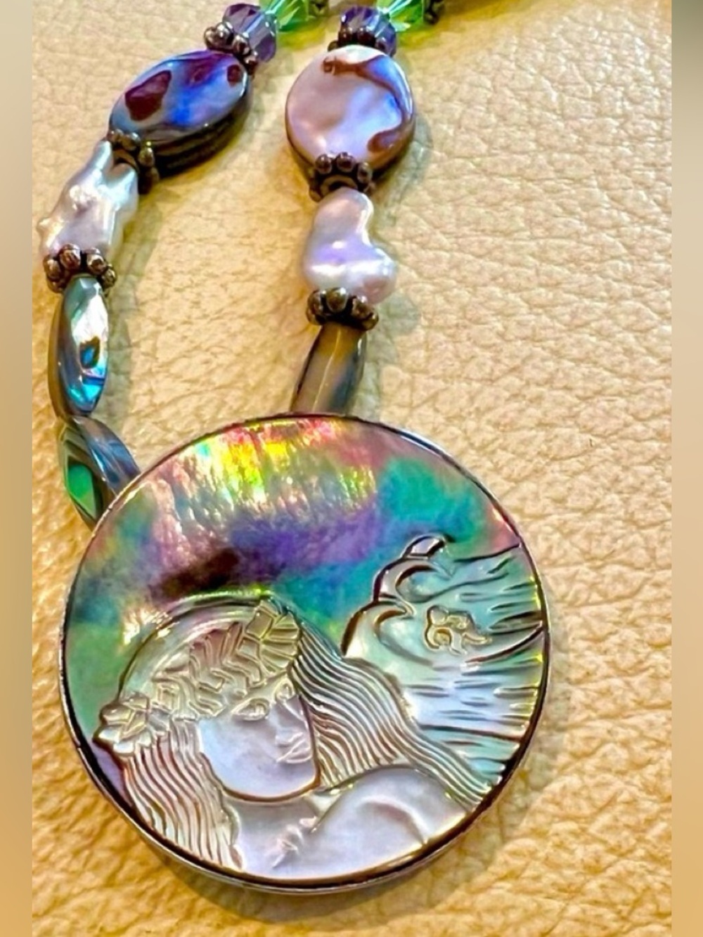 🌊Exquisite Hawaii Maui Silver/Native Pearl Necklace
